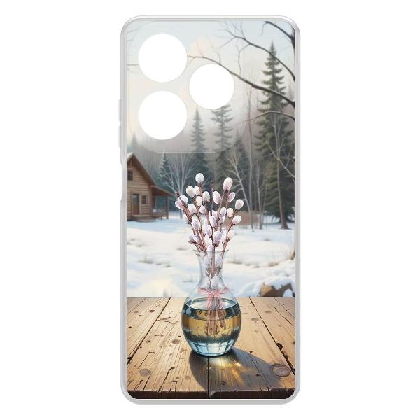 Чехол Krutoff Верба INFINIX Smart 8 фото