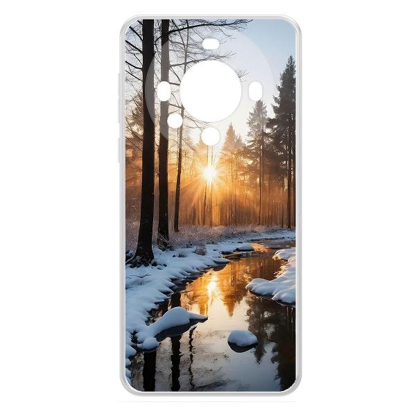 Чехол Krutoff Весна в лесу Huawei Mate 60