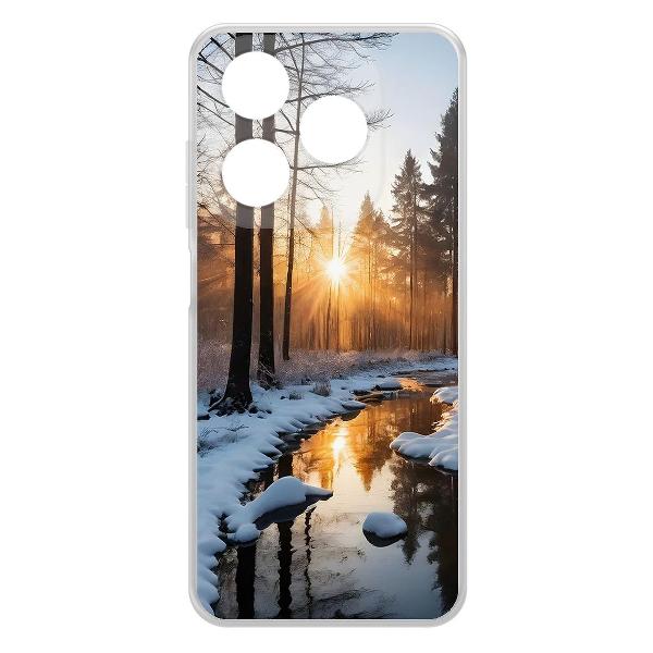 Чехол Krutoff Весна в лесу TECNO Spark 20