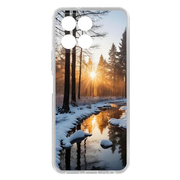 Чехол Krutoff Весна в лесу Honor X6a фото