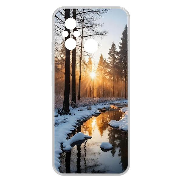 Чехол Krutoff Весна в лесу Xiaomi Redmi 12C