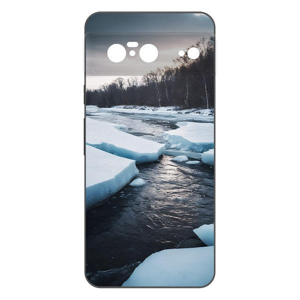 Чехол Krutoff Весенний ледоход GOOGLE Pixel 8 фото