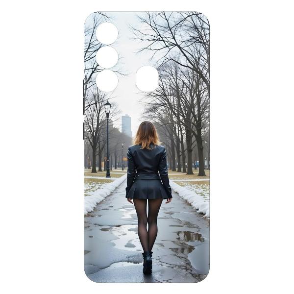 Чехол Krutoff Весна в городе ITEL P38 Pro