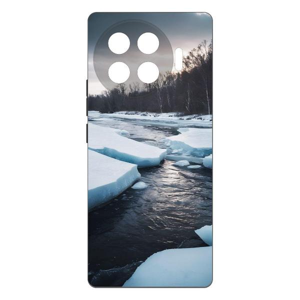 Чехол Krutoff Весенний ледоход TECNO Spark 20 Pro+