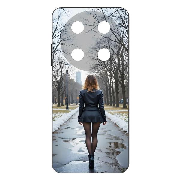 Чехол Krutoff Весна в городе ITEL RS4 фото