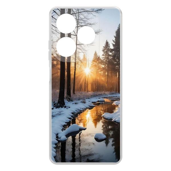 Чехол Krutoff Весна в лесу INFINIX Smart 8 Pro