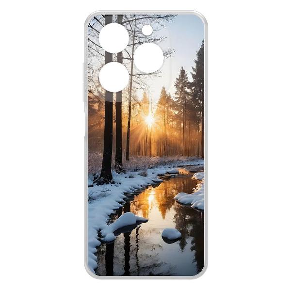 Чехол Krutoff Весна в лесу TECNO Spark 20С