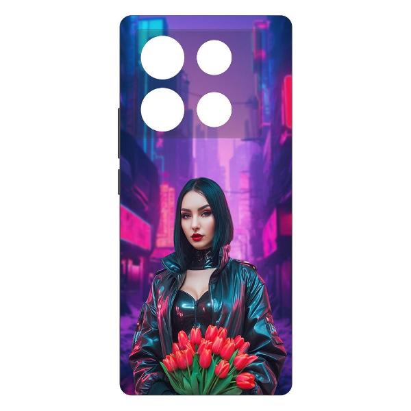 Чехол Krutoff Киберпанк-весна INFINIX Note 40 (599123)