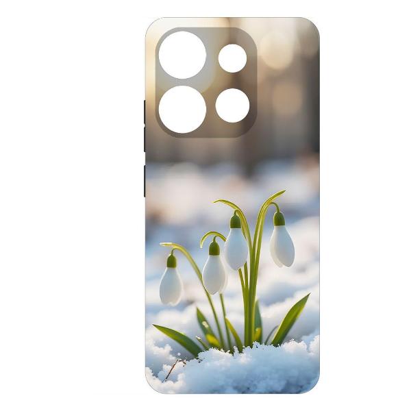 Чехол Krutoff Подснежники INFINIX Smart 7 фото