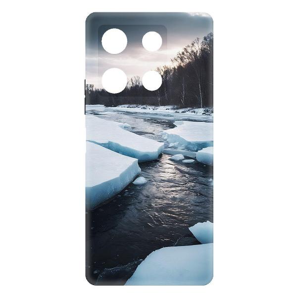 Чехол Krutoff Весенний ледоход INFINIX Note 30 Pro фото