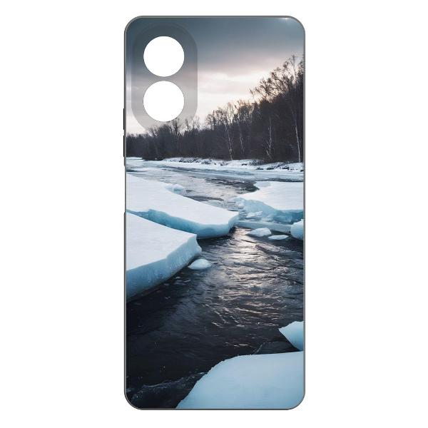 Чехол Krutoff Весенний ледоход Oppo A38 4G фото