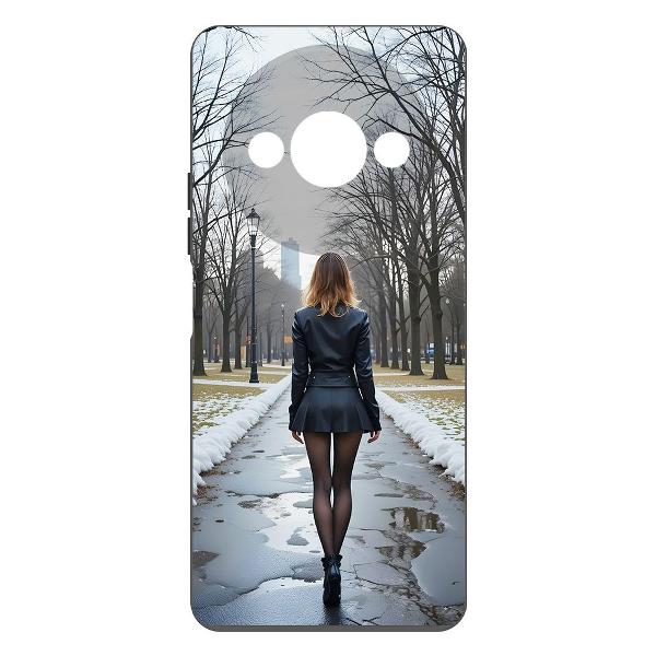 Чехол Krutoff Весна в городе Xiaomi Poco C61 фото