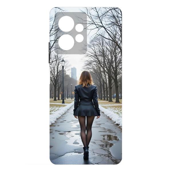 Чехол Krutoff Весна в городе Xiaomi Redmi Note 12 4G (599947) фото