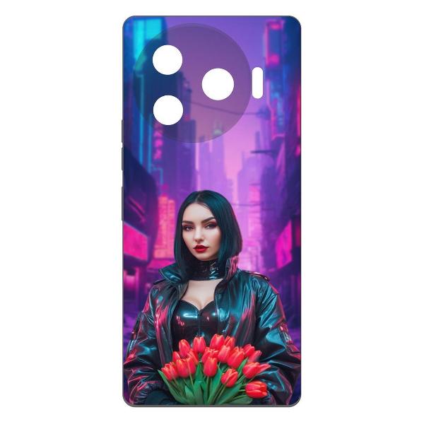 Чехол Krutoff Киберпанк-весна TECNO Camon 30 Pro 5G