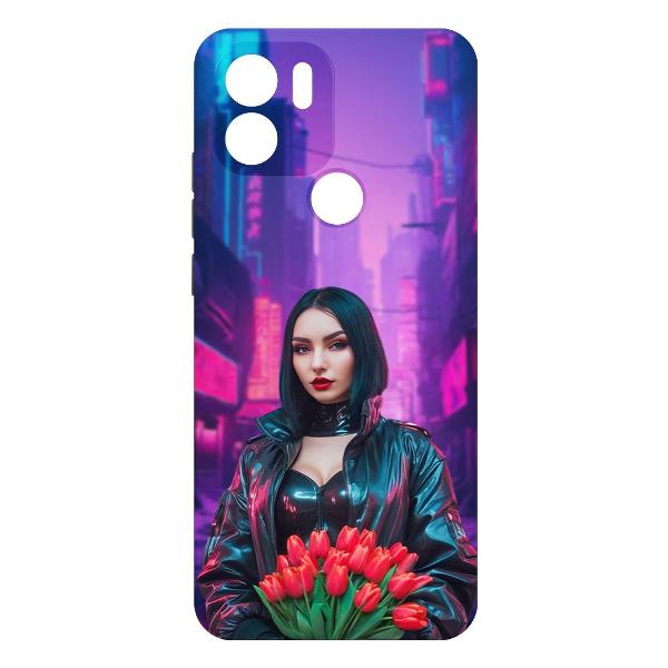 Чехол Krutoff Киберпанк-весна Xiaomi Redmi A1+