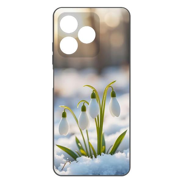 Чехол Krutoff Подснежники Realme C51