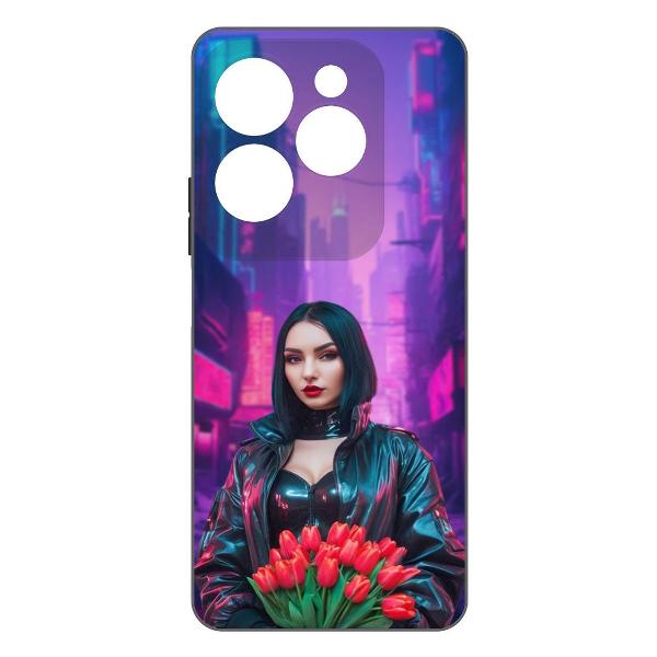 Чехол Krutoff Киберпанк-весна INFINIX Hot&nbsp;40 Pro фото