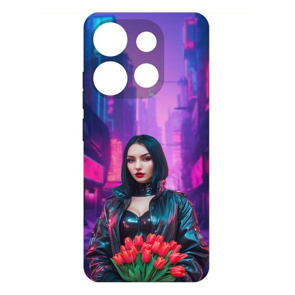 Чехол Krutoff Киберпанк-весна TECNO Spark Go 2023