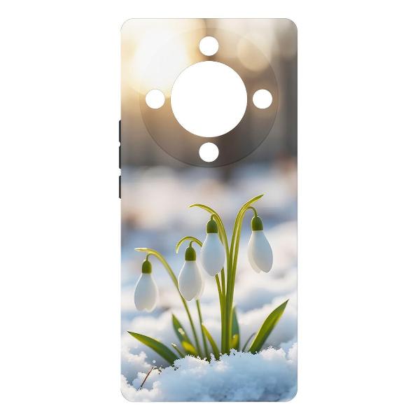 Чехол Krutoff Подснежники Honor Magic 5 Lite