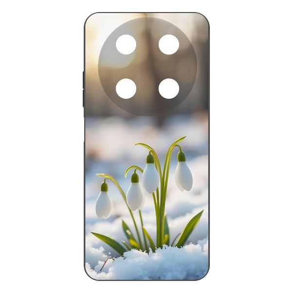 Чехол Krutoff Подснежники ITEL RS4
