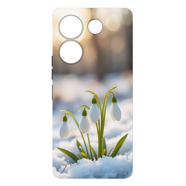 Чехол Krutoff Подснежники TECNO Camon 20