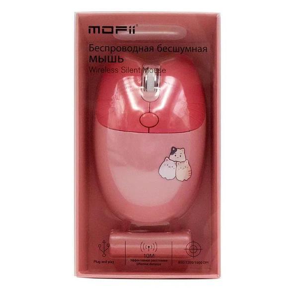 Мышь беспроводная MOFii M3AG розовый