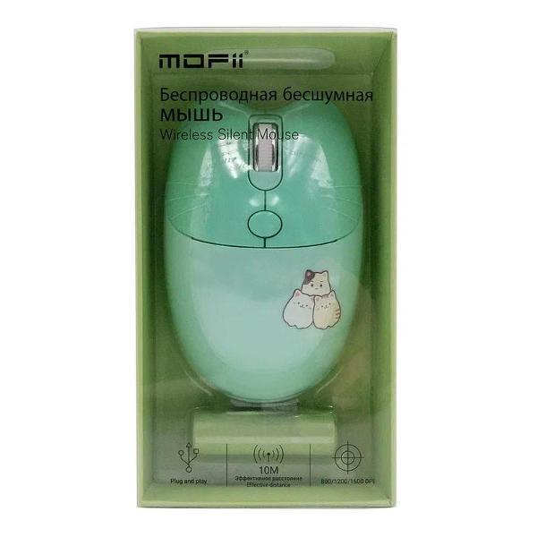 Мышь беспроводная MOFii M3AG зеленый