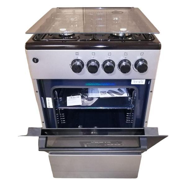 Газовая плита Vesta Bergamo VGG 50 10-G с ГК Серая