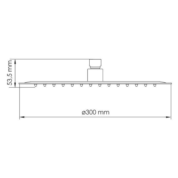 Лейка для душа Wasserkraft A332