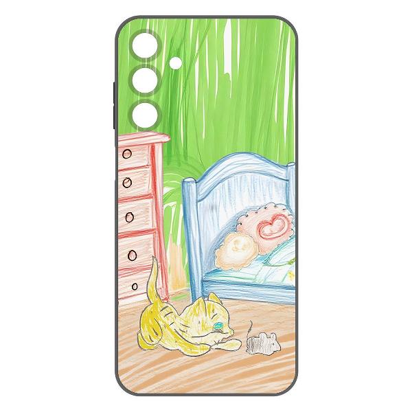 Чехол Krutoff Кошки-мышки Samsung Galaxy A15 4G фото