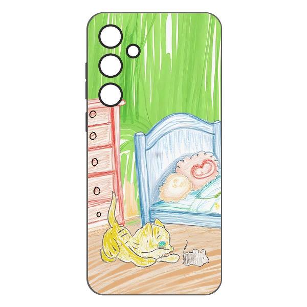 Чехол Krutoff Кошки-мышки Samsung Galaxy A55 5G фото