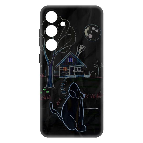 Чехол Krutoff Ночной сторож Samsung Galaxy S24 FE фото
