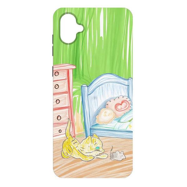 Чехол Krutoff Кошки-мышки Samsung Galaxy A04e