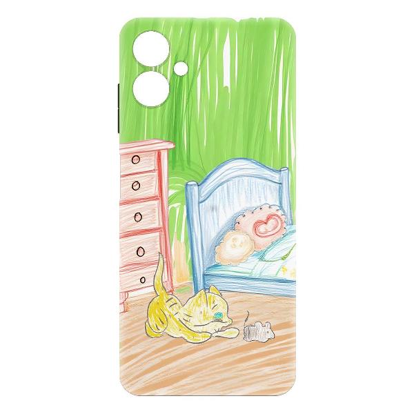 Чехол Krutoff Кошки-мышки Samsung Galaxy A06