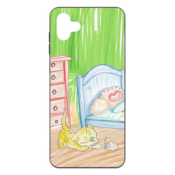 Чехол Krutoff Кошки-мышки Samsung Galaxy M04 (604802)