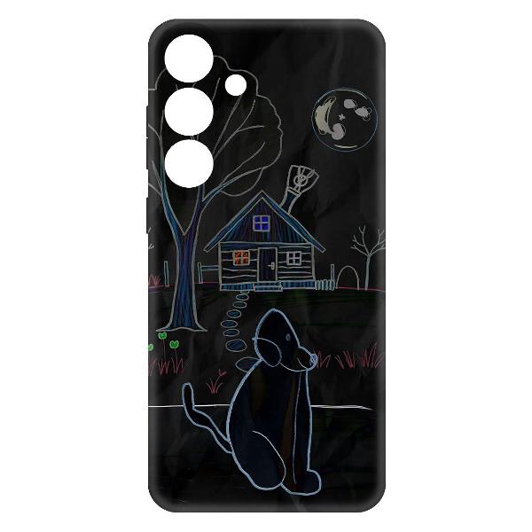 Чехол Krutoff Ночной сторож Samsung Galaxy S25+