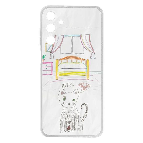 Чехол Krutoff Мурка Samsung Galaxy M15