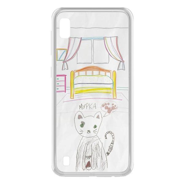Чехол Krutoff Мурка Samsung Galaxy A10
