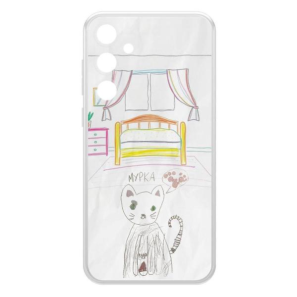 Чехол Krutoff Мурка Samsung Galaxy A35 5G