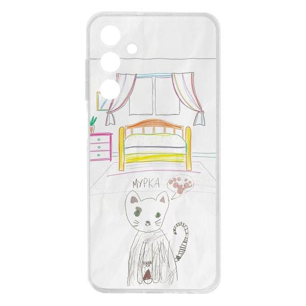 Чехол Krutoff Мурка Samsung Galaxy A15 4G