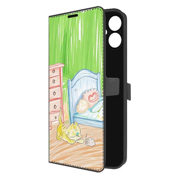 Чехол Krutoff Samsung Galaxy A06 Кошки-мышки