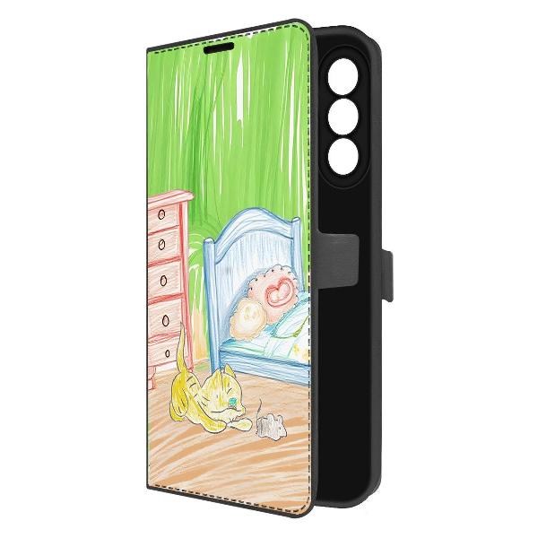 Чехол Krutoff Samsung Galaxy M15 Кошки-мышки