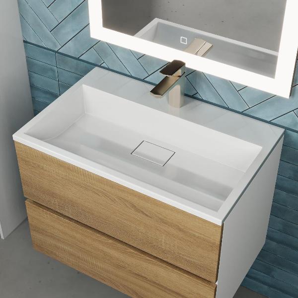 Раковина встраиваемая Uperwood Barsa 70 Wh