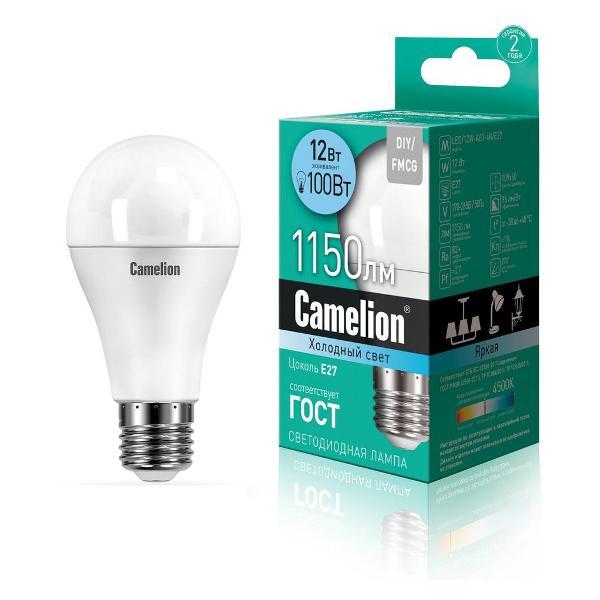 Лампа Camelion LED/12W-A60-4K/E27 фото