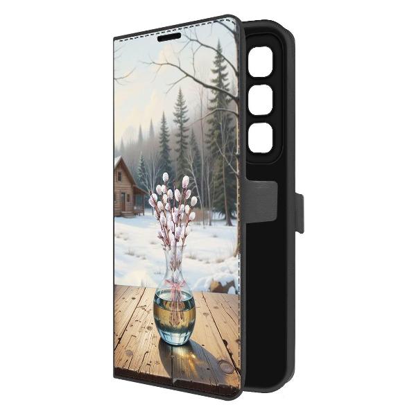 Чехол Krutoff Eco Book для INFINIX Hot&nbsp;50 Pro Верба фото