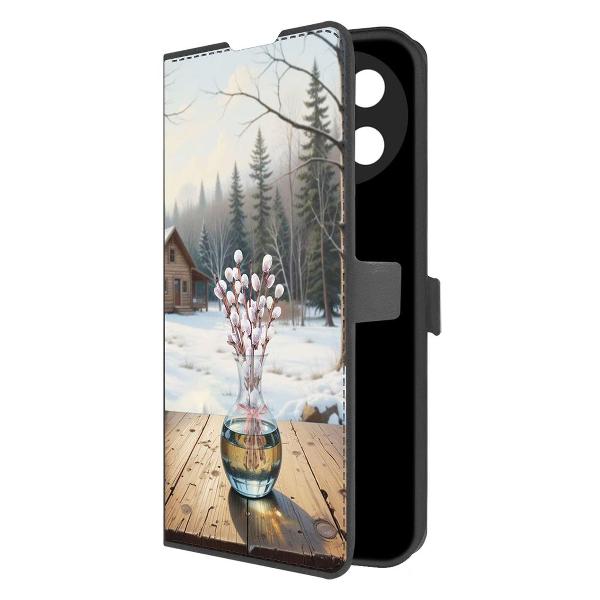 Чехол Krutoff Eco Book для Realme 11 4G Верба