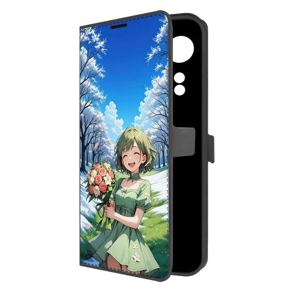 Чехол Krutoff для Oppo A58 4G Аниме весна