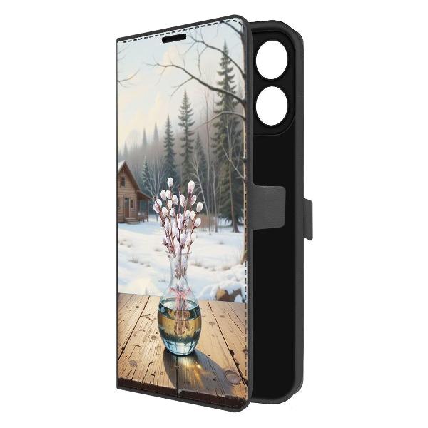 Чехол Krutoff Eco Book для Honor X6b Верба фото