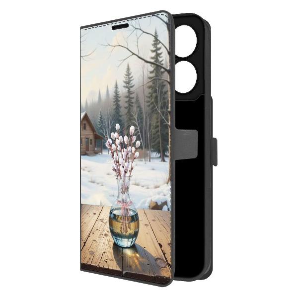 Чехол Krutoff Eco Book для Xiaomi Poco C61 Верба