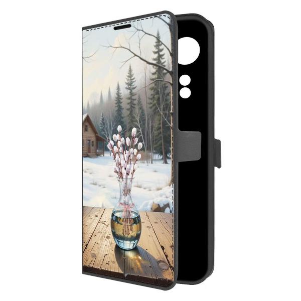 Чехол Krutoff Eco Book для Oppo A78 4G Верба фото